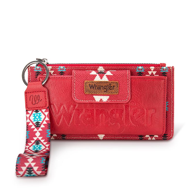 Wrangler [MegaLive] Canvas Clutch Bag with Multiple Compartments