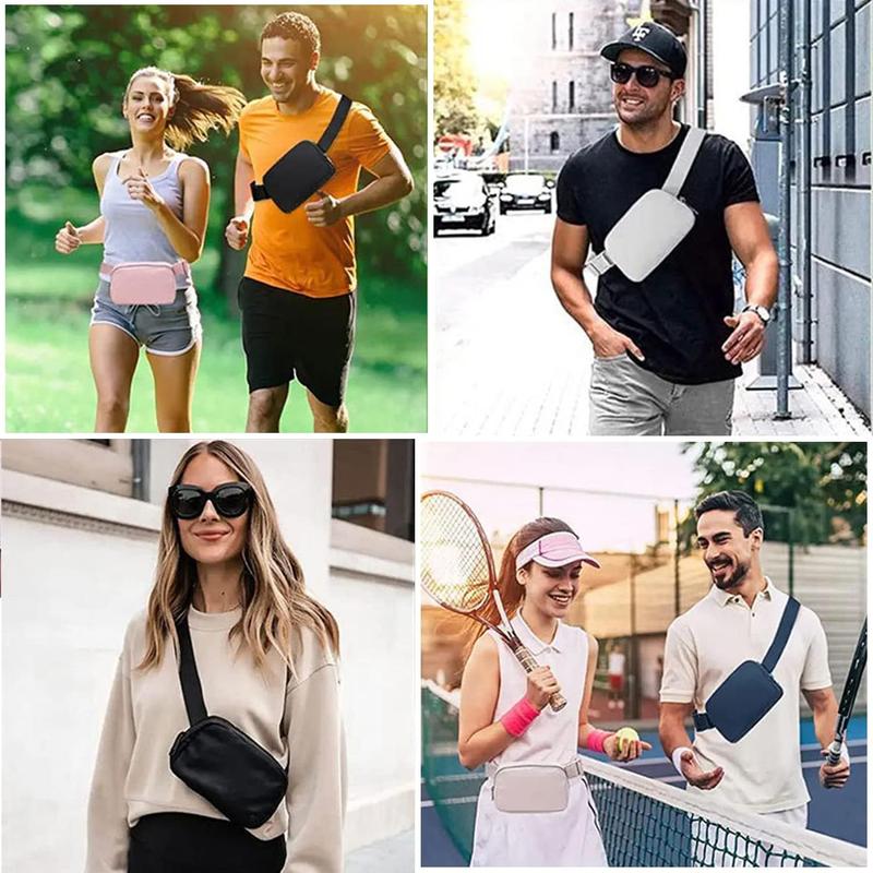 Everywhere Belt Bag, Crossbody Fanny Pack, Women Men Fashion Waist Packs with Adjustable Belts, Lightweight Hip Bum Crossbody Bags for Workout、Running、Outdoor、Dog Walking、Hiking