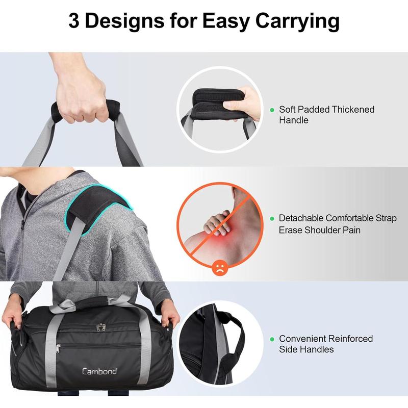 Travel Duffle Bag, Weekender Travel Bag Men Small Gym Bag for Women, Hospital Bag for Labor and Delivery, Overnight Bag Luggage Bag for Traveling