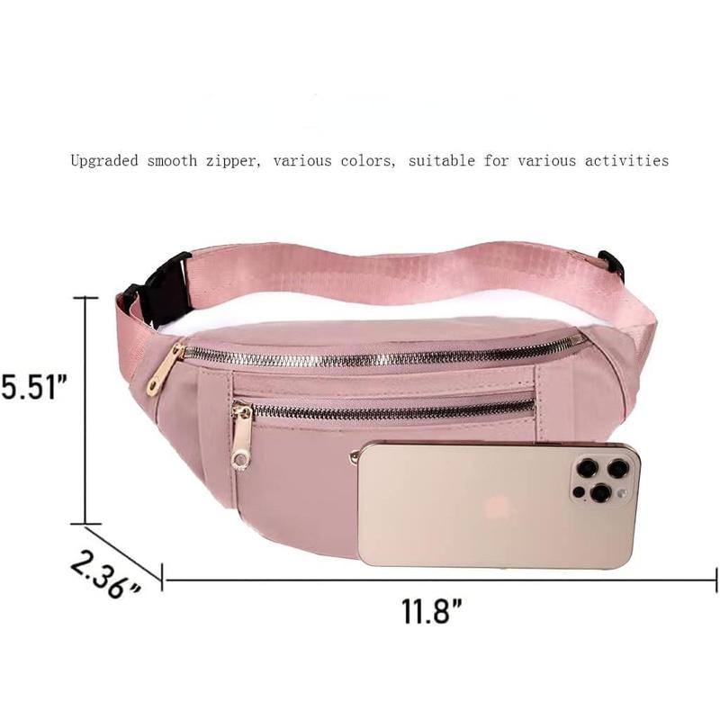 Waist Pack for Women, Waterproof Waist Bag with Adjustable Strap for Travel Sports Running