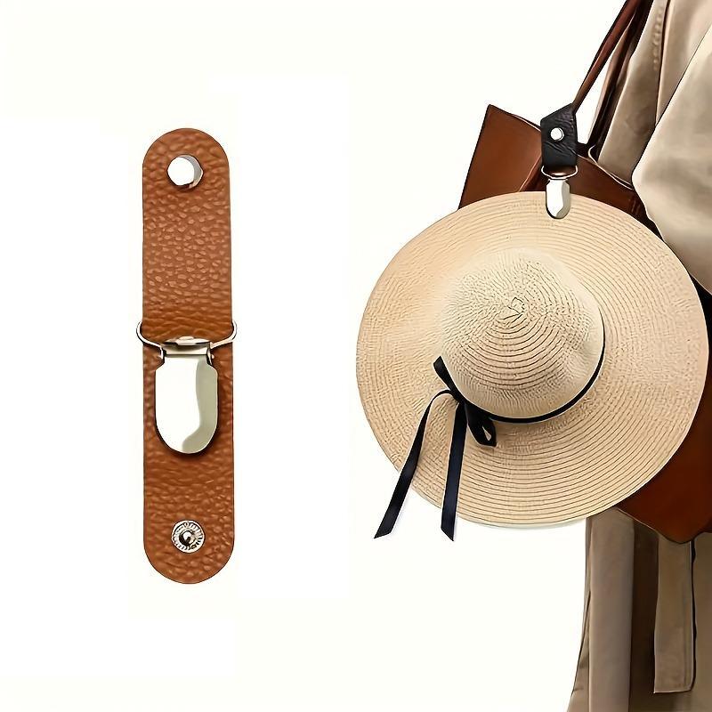 Mini Travel Hat Clip, Portable Durable Bag Hat Clip, Reusable Travel Accessories for Women & Men