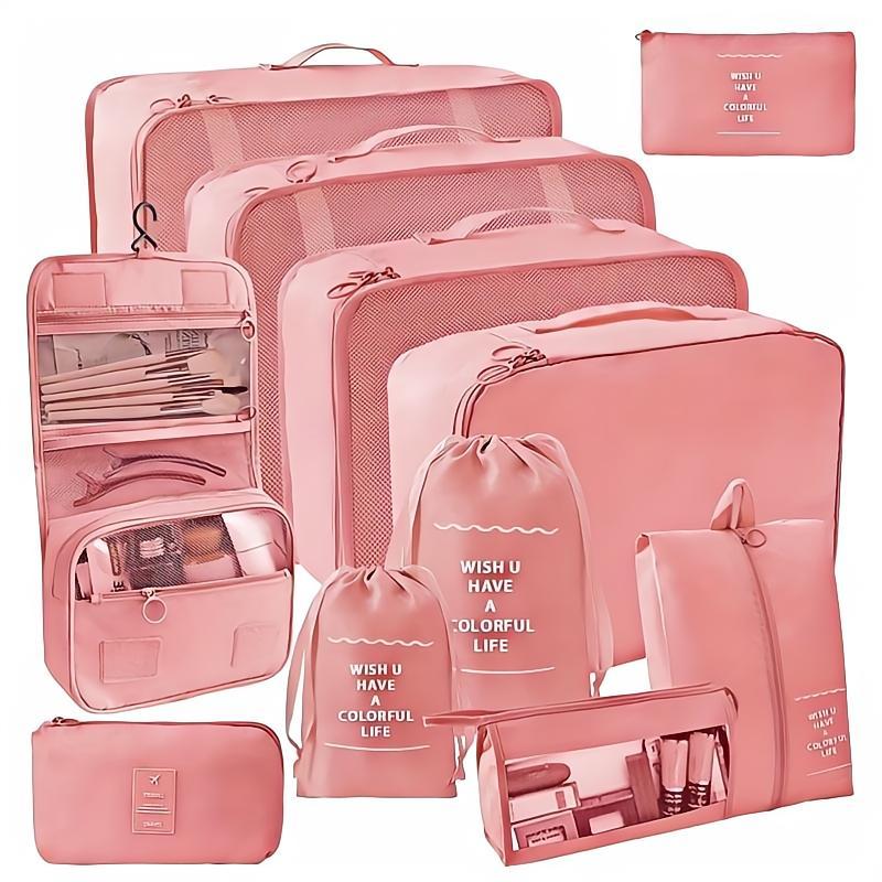 Travel Storage Bag Set, 7 Counts set Luggage Organizers for Bedspread Clothing Cosmetics Suitcase Travel Accessories,  Pouch Organizer