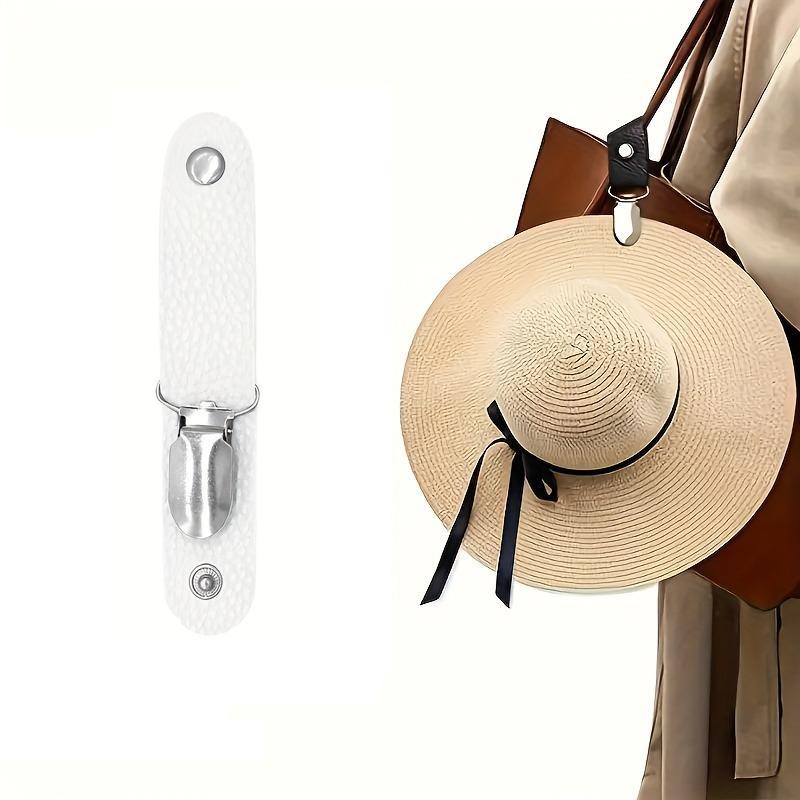 Mini Travel Hat Clip, Portable Durable Bag Hat Clip, Reusable Travel Accessories for Women & Men