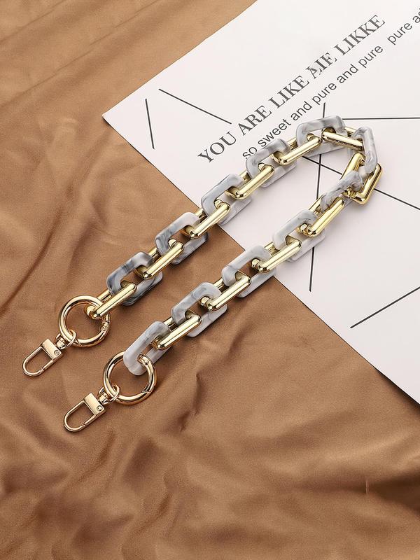 Vintage Chain Decorated Bag Strap, 2024 New Style Casual Versatile Bag Strap for Women & Men, Trendy Versatile High-quality Daily Bag Strap for Bag Decoration