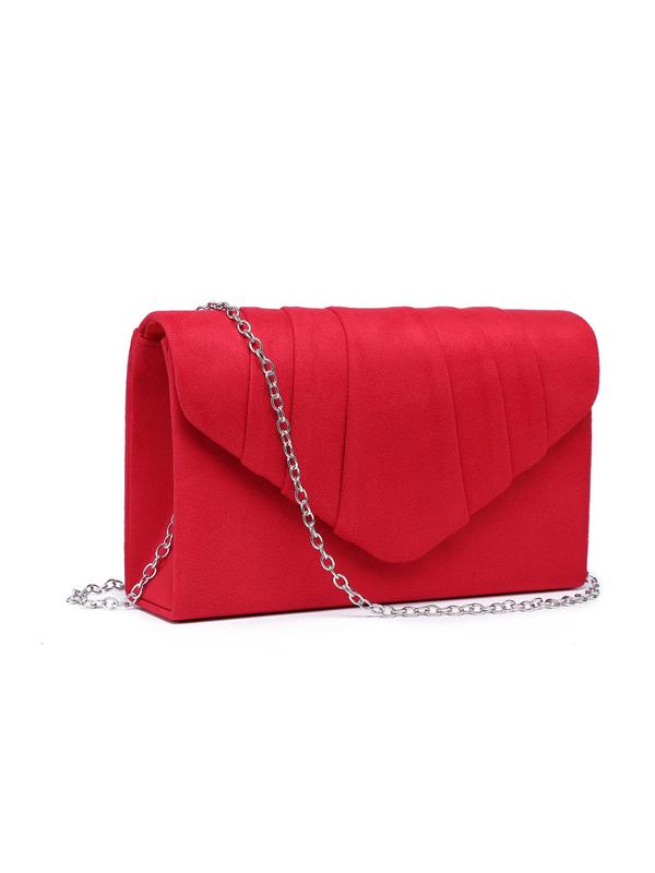 Solid Color Evening Bag, Women's Elegant Clutch Purse for Party, Fashion Bag for Party, Trendy All-match & Exquisite Bag for Birthday Gift