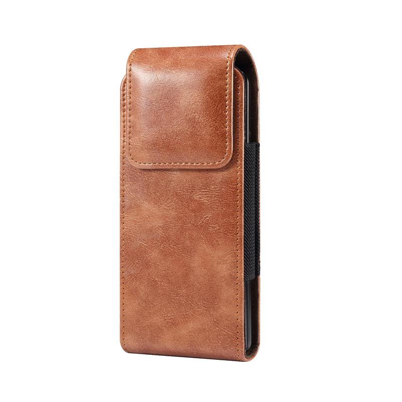 PU Leather Phone Case with Belt Clip, Universal Mobile Phone Case, Fashion Phone Storage Waist Bag for Samsung Galaxy Z Fold 6, 5, 4, 3, Huawei Matex Vivo X Fold2