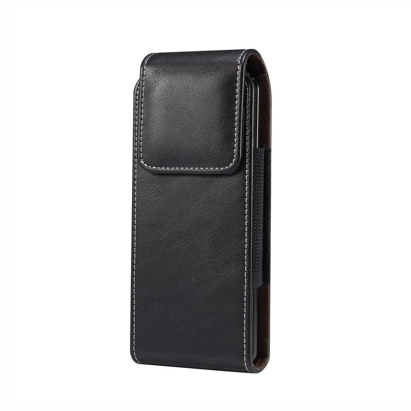 PU Leather Phone Case with Belt Clip, Universal Mobile Phone Case, Fashion Phone Storage Waist Bag for Samsung Galaxy Z Fold 6, 5, 4, 3, Huawei Matex Vivo X Fold2