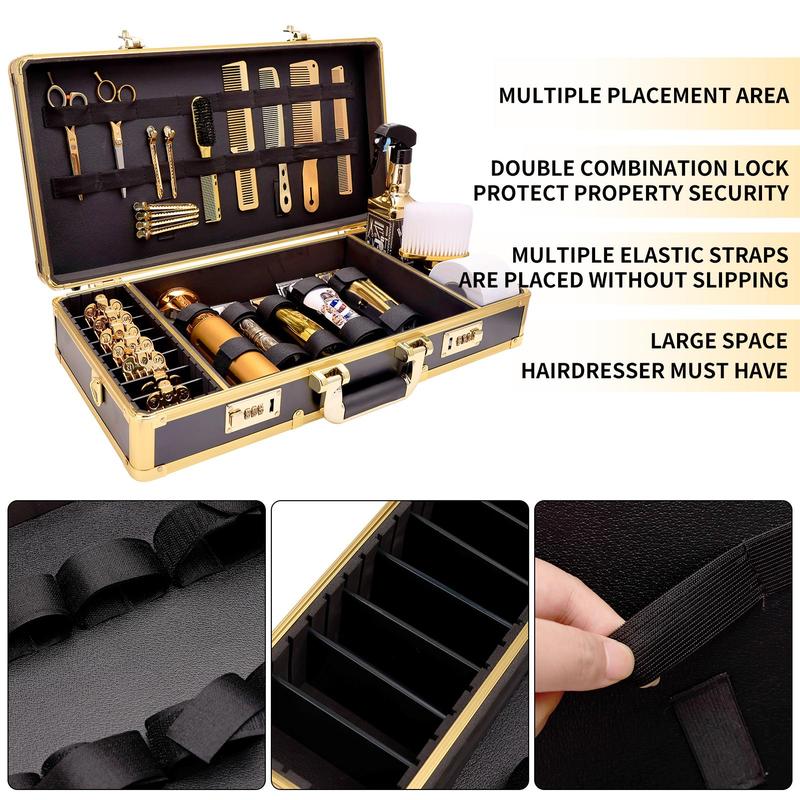 Haircare & Hair Styling Tool Storage Case, Large Capacity Hairdressing  Beauty Organizer  for Barber, Travel Hairstylist Tool Box (only Case), Professional Compartment Box, Back To School Summer Gift, Hair Products, Hair Styling Tools, Accessories Box