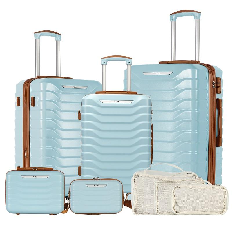 UUH Expandable Luggage 8-piece 7-piece set with TSA Locks