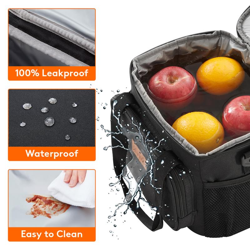 [On Sale] Lifewit Large Lunch Bag  Insulated Lunch Box Soft Cooler Cooling Tote for Adult Men Women