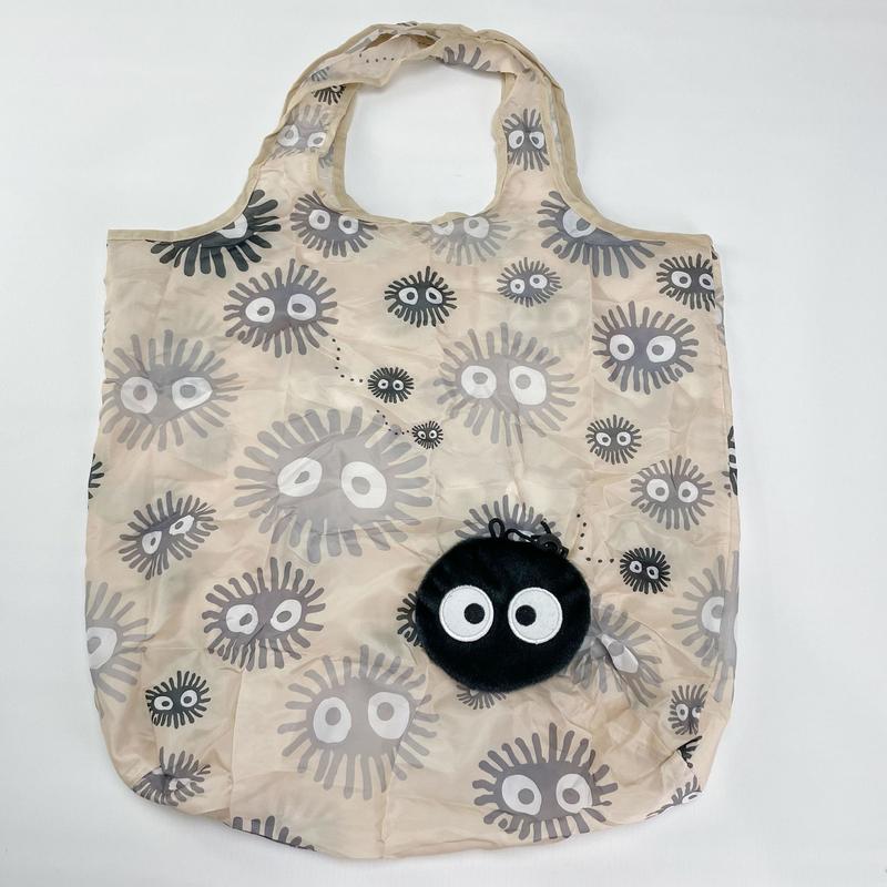 Super Cute Fold-able Soot Plush Shopping Bag