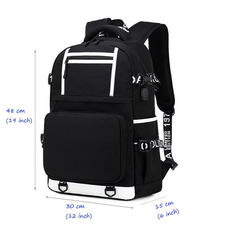 Soccer Player Star R-onaldo Multifunction Backpack Travel Football Club Fans Laptop Daypack