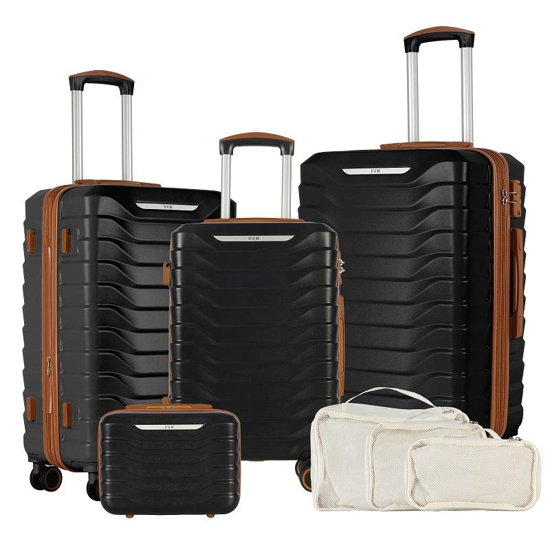 UUH Expandable Luggage 8-piece 7-piece set with TSA Locks