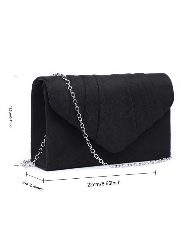 Solid Color Evening Bag, Women's Elegant Clutch Purse for Party, Fashion Bag for Party, Trendy All-match & Exquisite Bag for Birthday Gift