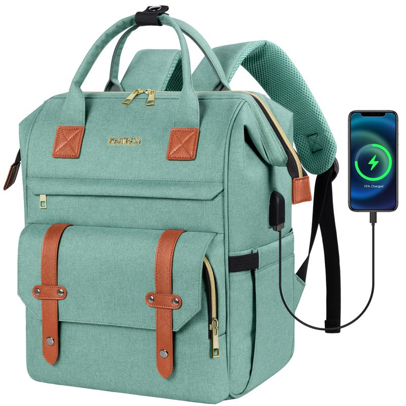 Water Resistant Laptop Backpack with Charging Port for Men and Women - Anti-Theft, Large Capacity, and Ample Storage