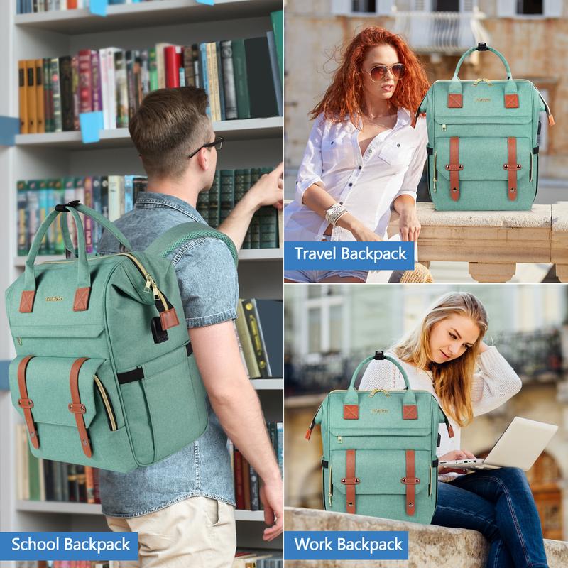 Water Resistant Laptop Backpack with Charging Port for Men and Women - Anti-Theft, Large Capacity, and Ample Storage