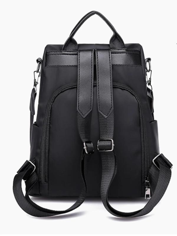 Simple Plain Backpack, Casual Waterproof Backpack with Adjustable Strap, Fashionable Backpack for School & Travel