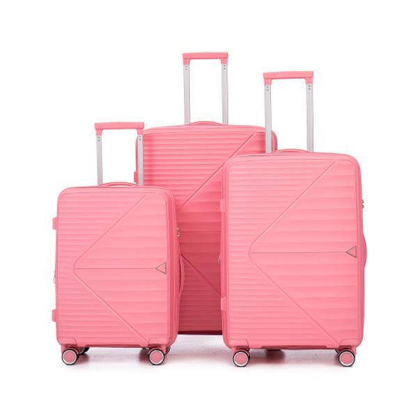 PP Luggage Sets 3 Pcs(20 24 28), Expandable Carry On Luggage with TSA Lock Airline Approved, Hard Shell and Lightweight Suitcase with Spinner Wheels