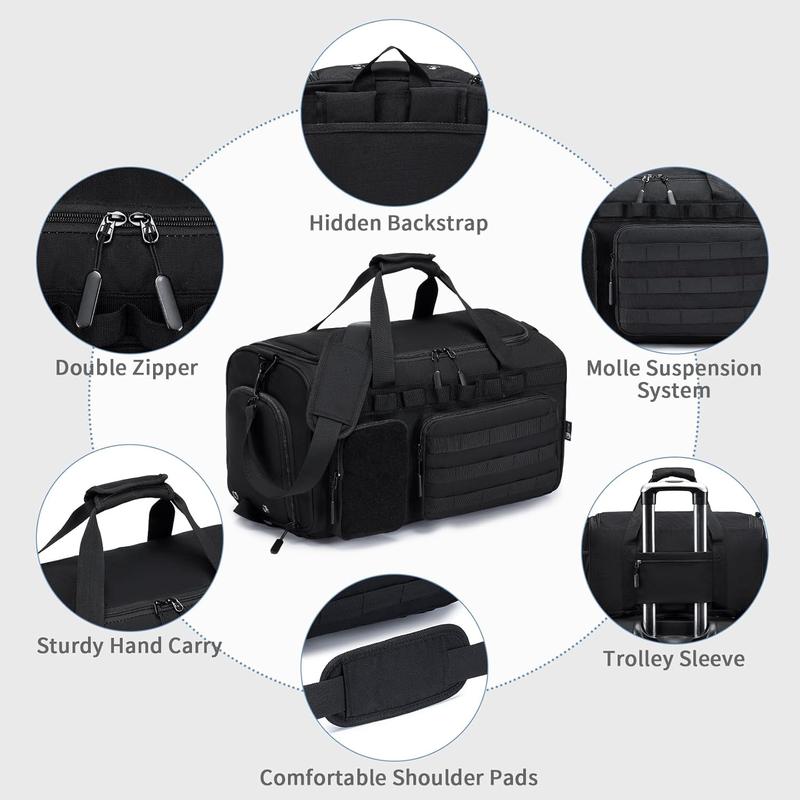 Duffle Bag for Travel Large Duffle Backpack Deployment Bag with Backpack Straps 3 In 1   Backpack with Shoe Compartment Football Weekender Gym Bag for Overnight Traveling