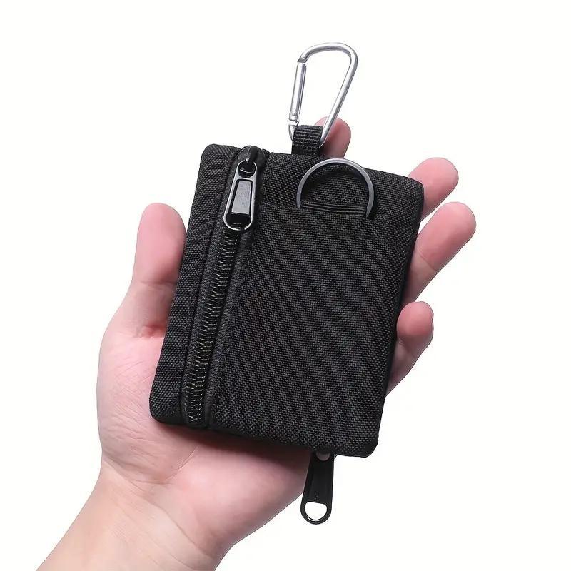 Outdoor Multifunctional Wallet, 1 Count Mini Zipper Waist Bag, Casual Coin Purse, Mini Storage Bag for Outdoor Camping Hiking