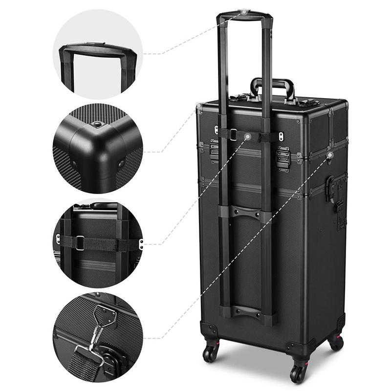 Byootique Explore 2in1 Rolling Makeup Case Cosmetic Storage