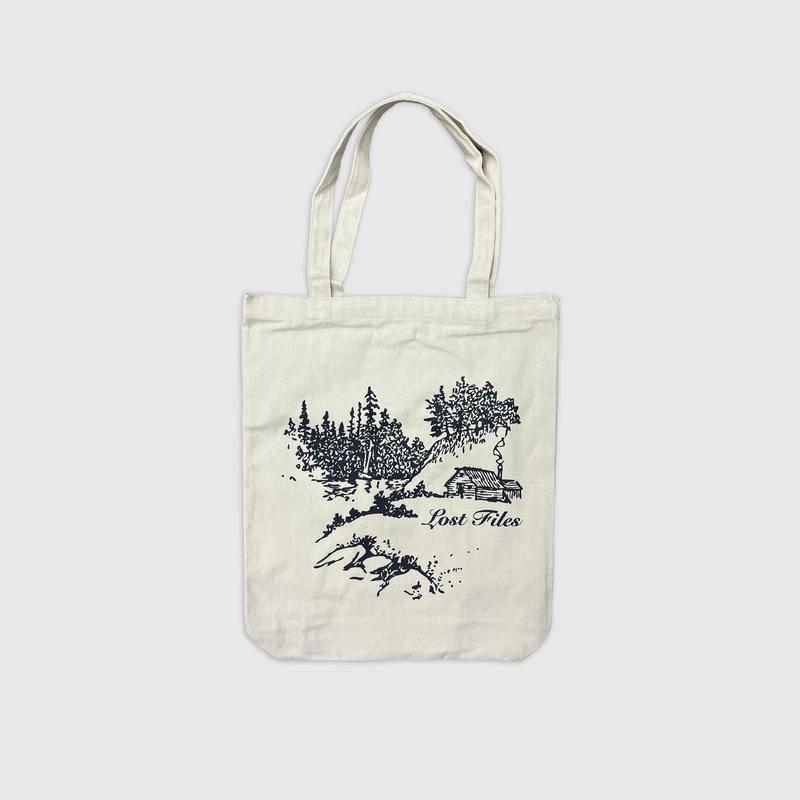 Cabin Scene Tote Bag