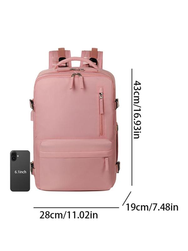 Casual Travel Backpack, Large Capacity Multi-layer Backpack, Unisex Travel Backpack for Daily Use & Outdoor Adventure