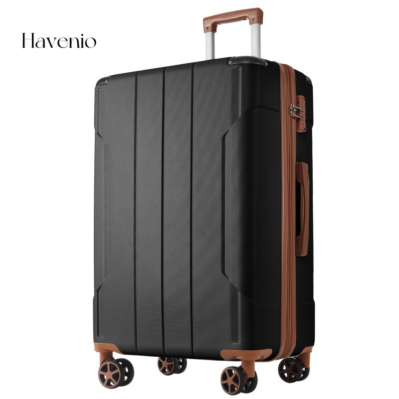 Lightweight and Durable ABS Hardshell Luggage with Double Wheels - 28-inch Checked Luggage