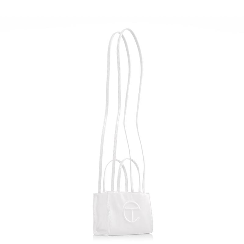 Telfar Small Shopping Bag - White