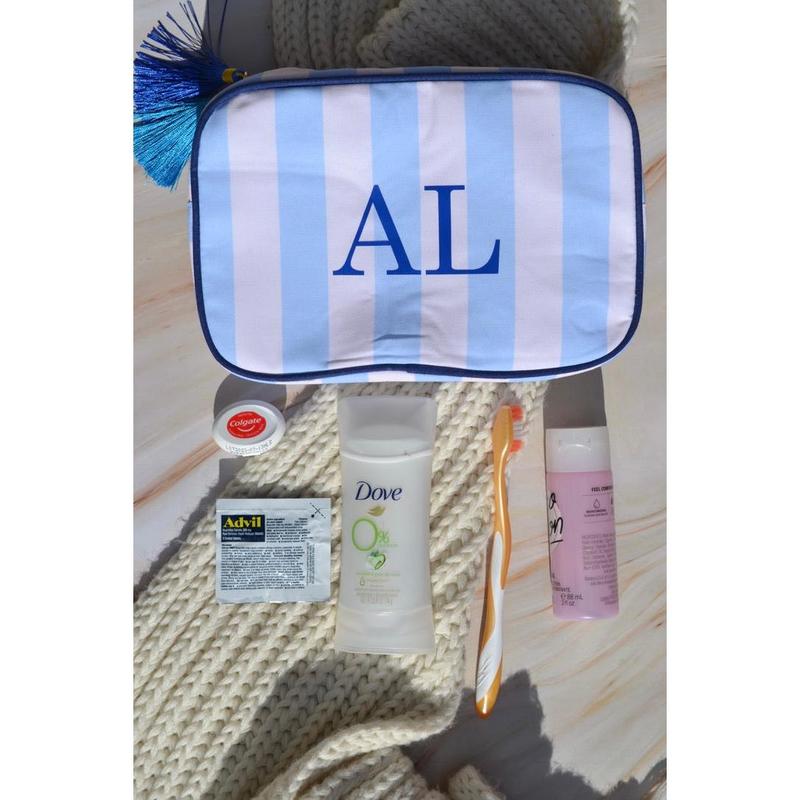 Custom Monogram Makeup Bag