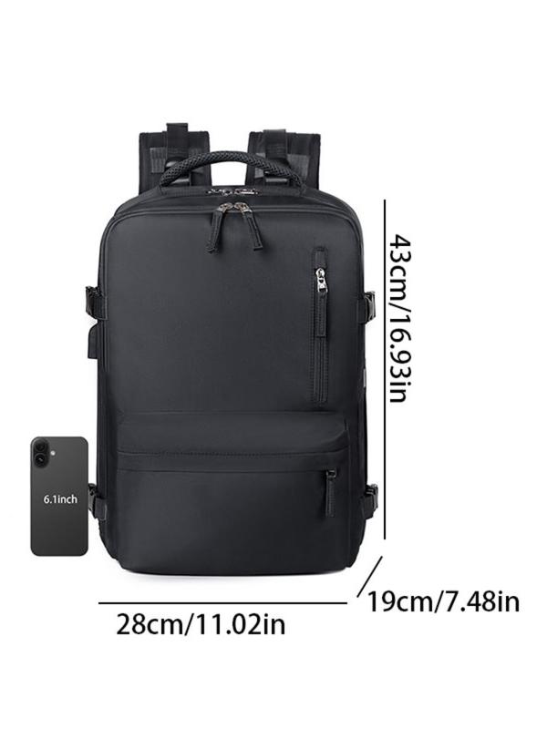 Casual Travel Backpack, Large Capacity Multi-layer Backpack, Unisex Travel Backpack for Daily Use & Outdoor Adventure