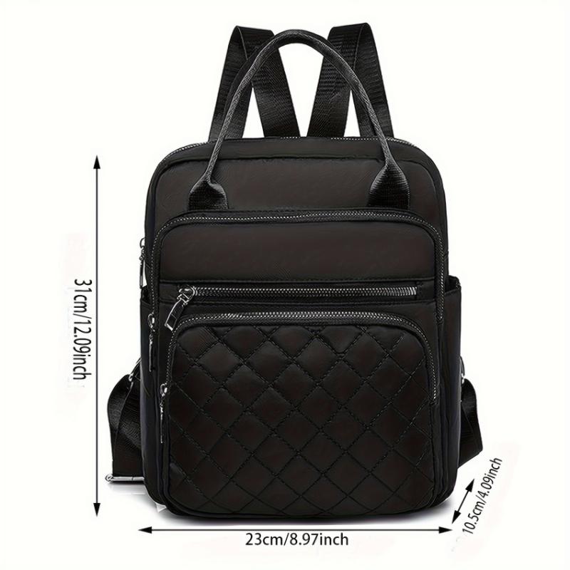 Backpack For Women, Oxford Cloth Travel Backpack Purse Black Shoulder Bag Small Casual Daypack For Womens yankees  baseball latina  sonic