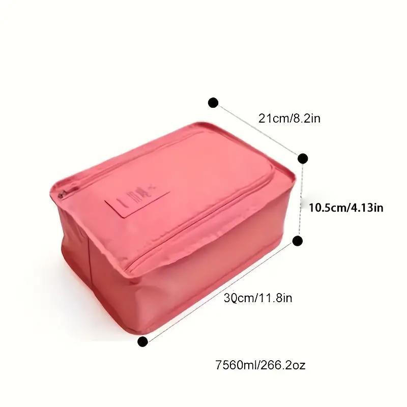 Random Color Portable Folding Shoe Storage Bag, 3 Counts Multi-functional Waterproof Beach Travel Shoe Bag, Shoe Organizer for Home & Travel