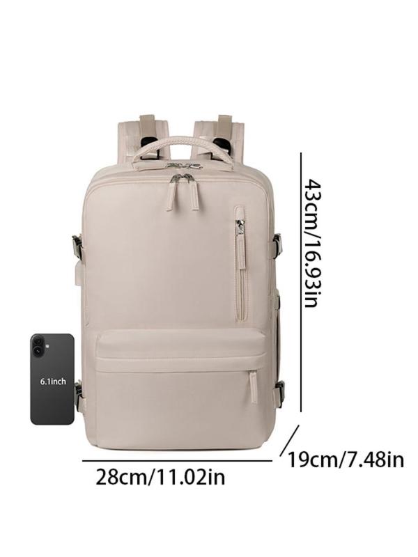 Casual Travel Backpack, Large Capacity Multi-layer Backpack, Unisex Travel Backpack for Daily Use & Outdoor Adventure