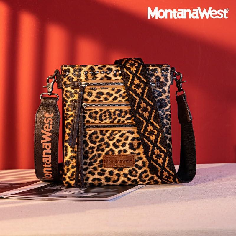 Montana West Double Compartments Cross Body Bag for Women with Adjustable Strap