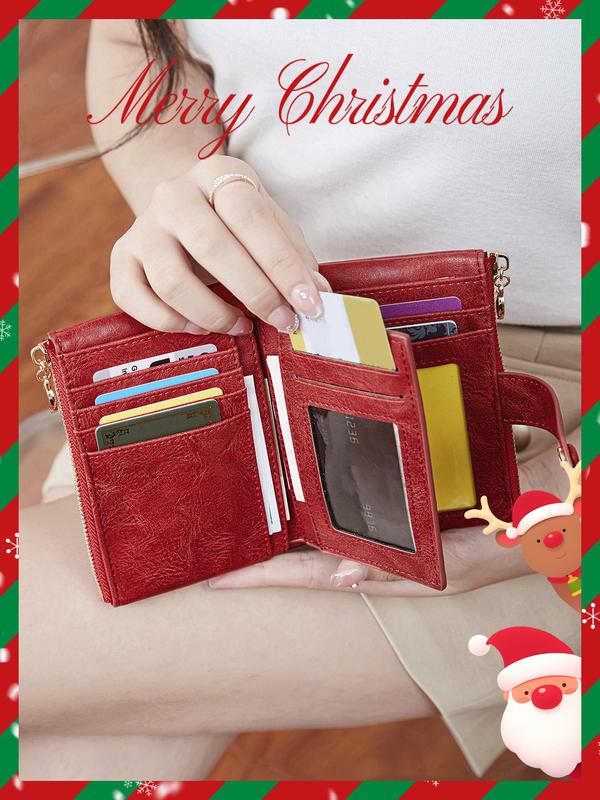 Women's Simple Style Plain Color Zipper Wallet, Simple Casual Trendy Versatile Purses, Fashionable Wallet for Daily Use