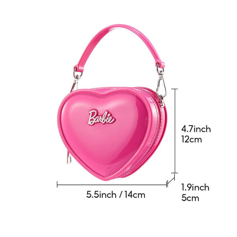 Barbie Series Love Jelly Bag PVC Rose Red Material Favourable Price Mini Bag Sweet Style Girls Bag High Quality