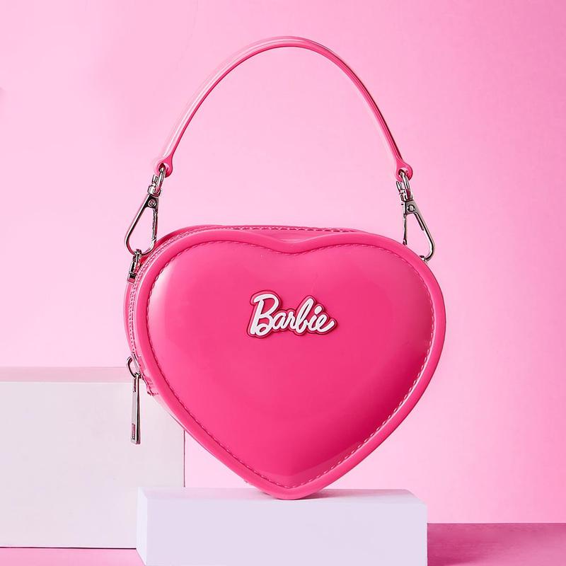 Barbie Series Love Jelly Bag PVC Rose Red Material Favourable Price Mini Bag Sweet Style Girls Bag High Quality