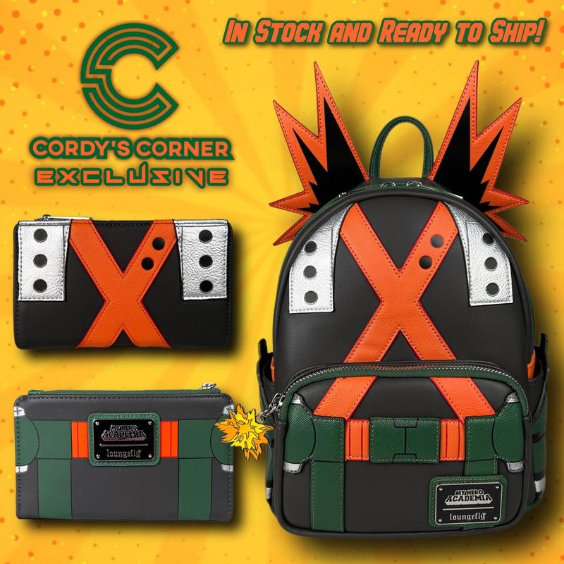 SET Exclusive My Hero Academia BAKUGO Mini Backpack & Wallet