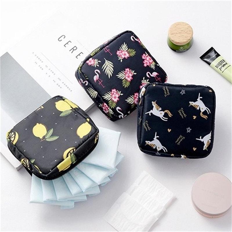 Cute Cartoon Napkin Tissue Storage Bag (1 Count), Home Accessories Large Capacity Lipstick Storage Organizer, Travel Essentials Makeup Bag, Summer Gift, School Supplies, Fall Decor