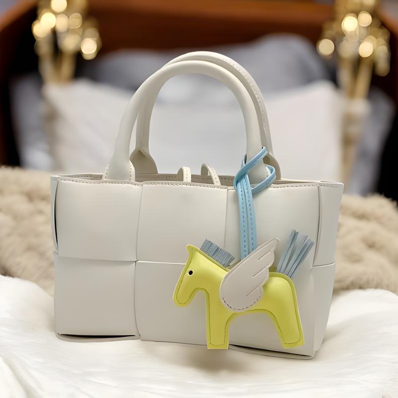 Leather Pegasus Bag Charm - Enhance Your Style with Mythical Magic