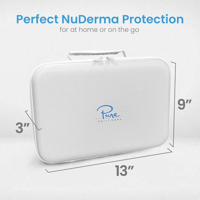 Pure Daily Care Premium Travel Case for NuDerma High Frequency Wands, Shock Resistant and Waterproof