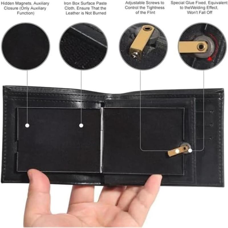 Premium Magic Wallet, Magic Show Wallet, Inconceivable Magician Stage Street Show Prop Novelty Wallet for Magician Magic Show Lovers