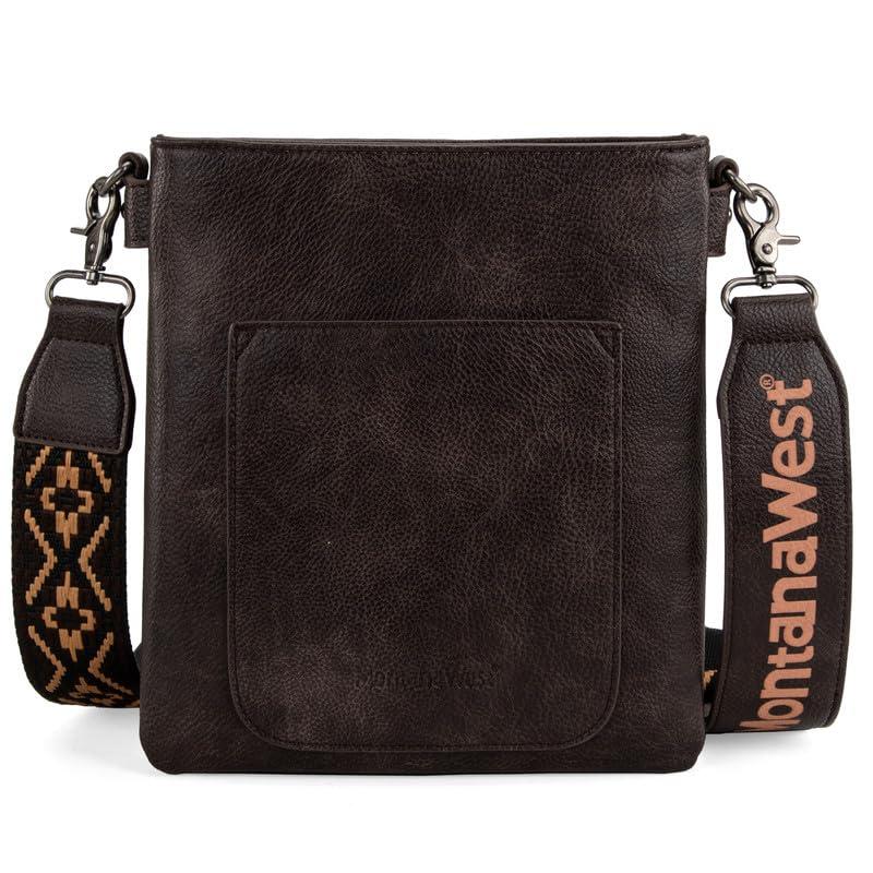 Montana West Double Compartments Cross Body Bag for Women with Adjustable Strap