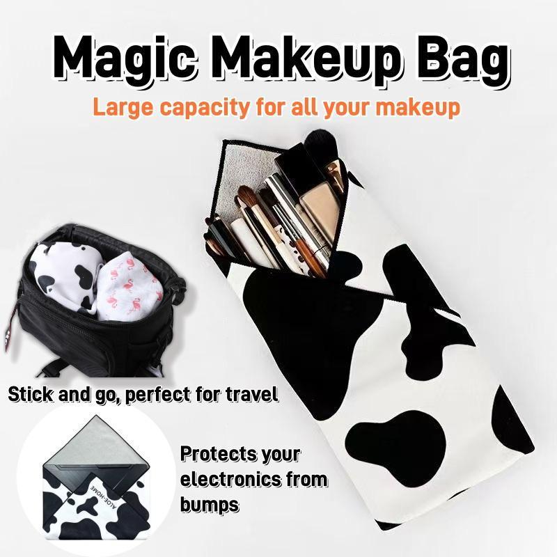 Magical Cloth | Portable Makeup Bag & Camera Bag | Stick & Go Design | One-Piece Makeup, Camera, and iPad Storage | Self-Adhesive, Creative, and Protective