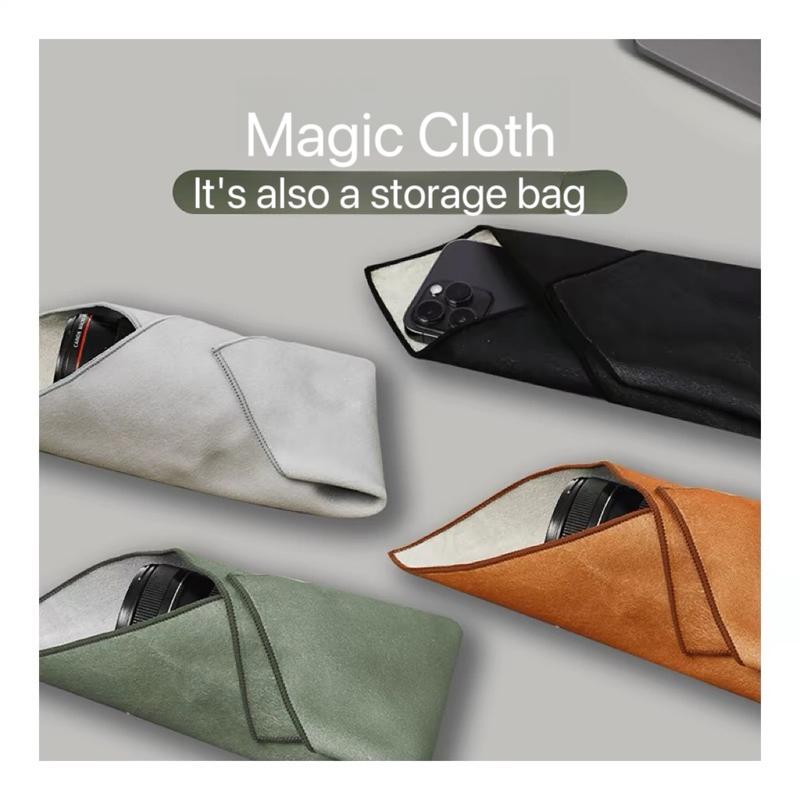 Magical Cloth | Portable Makeup Bag & Camera Bag | Stick & Go Design | One-Piece Makeup, Camera, and iPad Storage | Self-Adhesive, Creative, and Protective