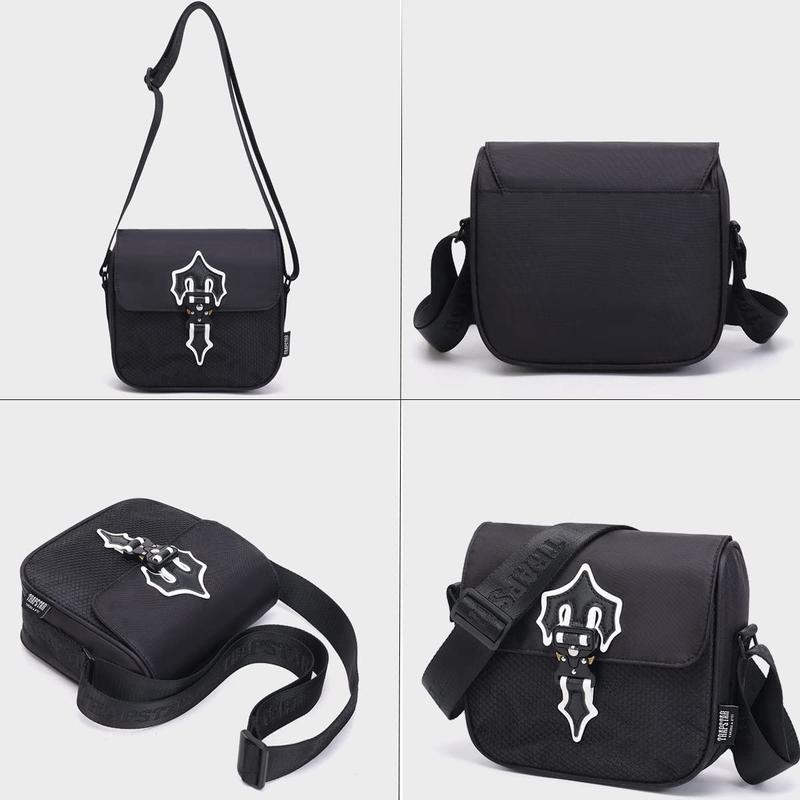 Men Crossbody Bag, Fashion Nylon Men Bag Shoulder Bag Purse Organize Travel Messenger Bag Oxford Cloth Lightweight Men Shoulder Bags, Suitable for Outdoor Activities