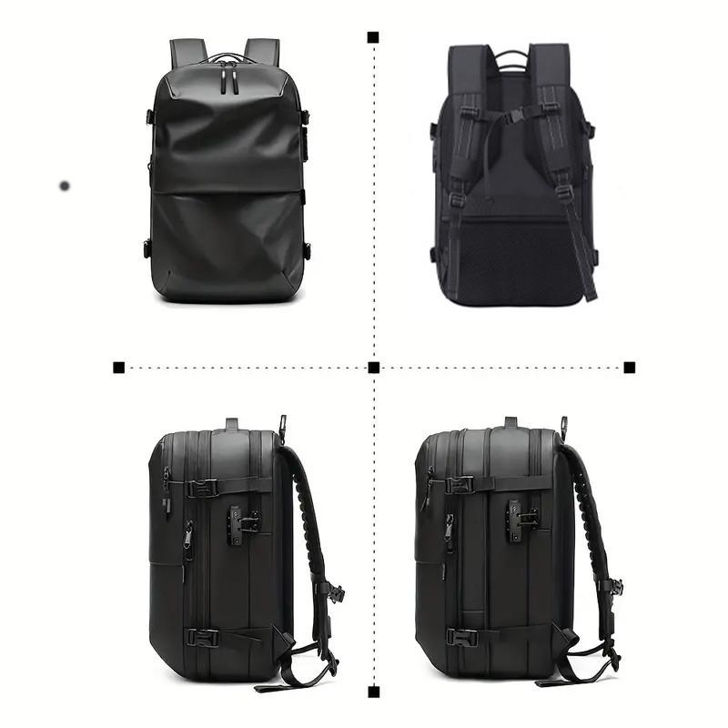 Alepeak Vaccum Backpack - Multifunctional Large-Max Storage, Minimal Size，Premium Ultra-Fiber Leather， Perfect for Professionals & Travelers，Waterproof Protection，TravelEssential  ， Super Large Capacity， Space-Saving Design，