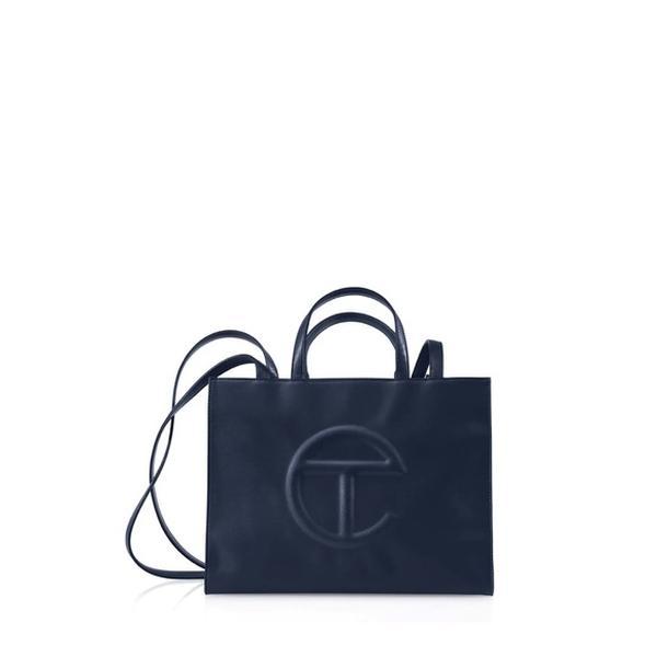 Telfar Medium Navy Shopping Bag