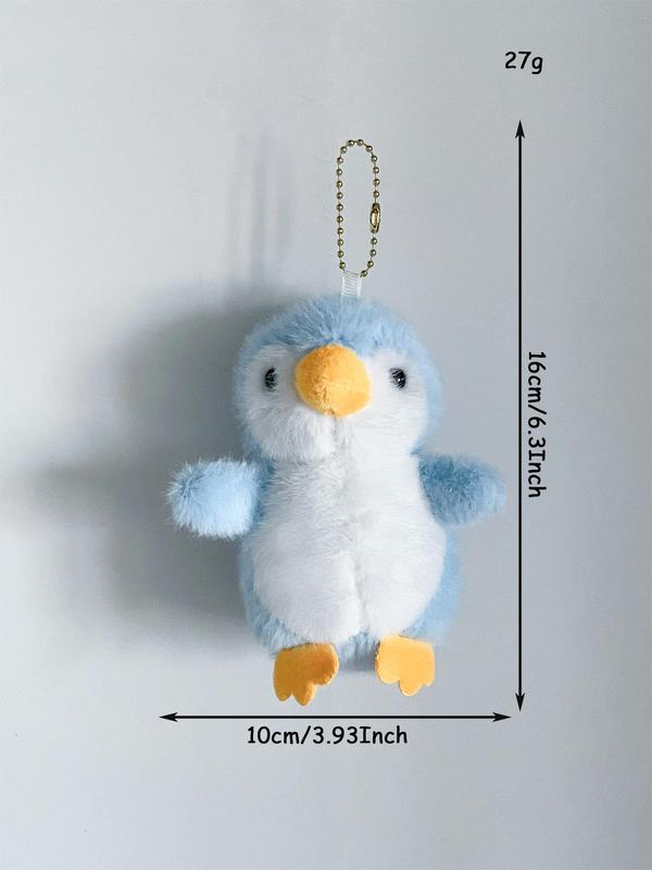 Cute Cartoon Penguin Design Plush Toy Bag Charm, Soft Stuffed Animal Doll for Backpack for Birthday Gift, Versatile Bag Accessories for Women & Girls